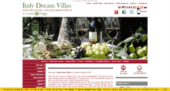 Desktop Screenshot of italydreamvillas.com